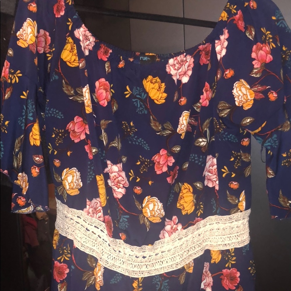 Rue21+ Floral Romper